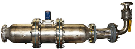 Piping with Flow Meter
